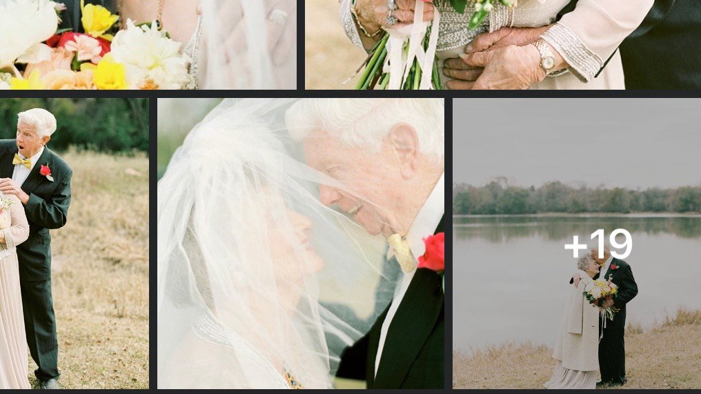 Grandparents Have The Sweetest Photoshoot To Celebrate 63 Years Of Being In Love
