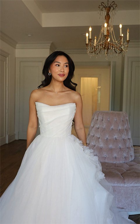 regal ballgown wedding dress - d3685 by Essense of Australia