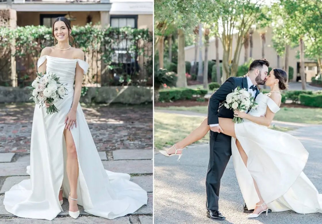 A bride said she saw 2 other women buy the same wedding dress as her after they watched her fall in love with the gown at Kleinfeld