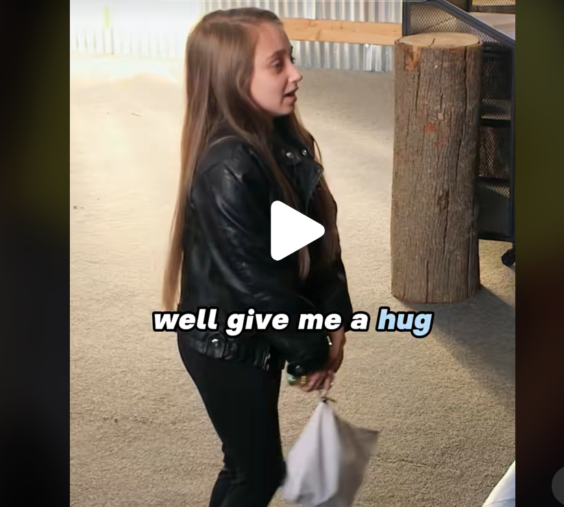 Give me a  “hug” 