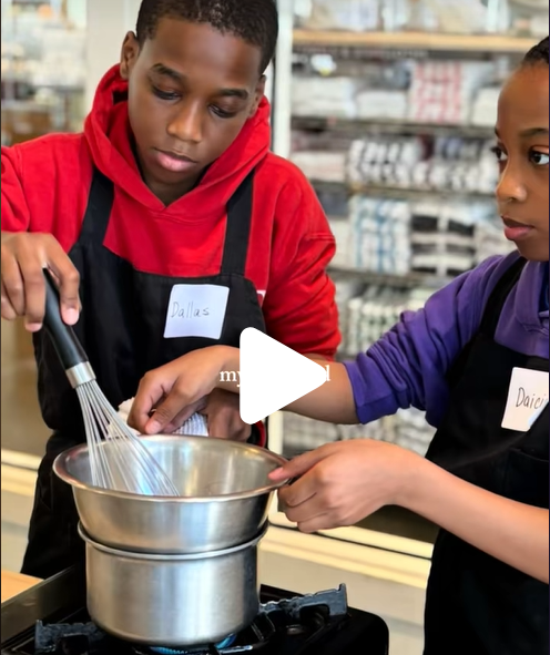 Had so much fun watching Dallas & Daician bond over their love of cooking! And no, I didn’t take any notes because the class was for them…. Not me