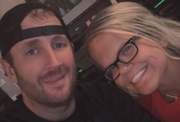Anna Johnston with boyfriend Jeffrey Messervy