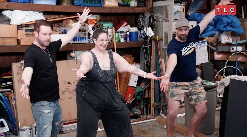 Whitney Way Thore dancing with friends