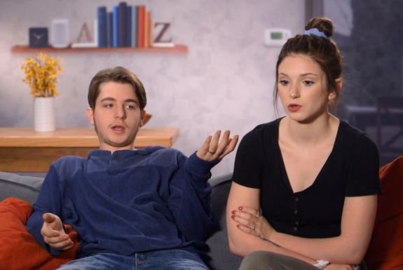 Caelan Morrison and McKayla Adkins in an Unexpected confessional