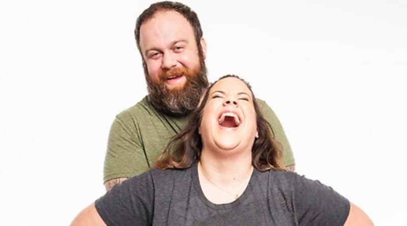 Whitney Thore laughing with best friend Buddy Bell