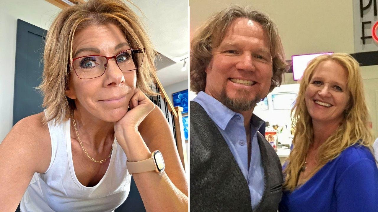 Meri Brown selfie alongside Kody Brown and Christine Brown