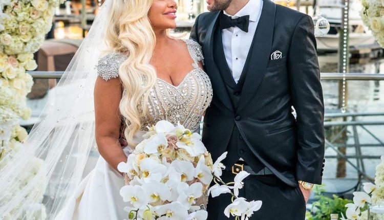 Stacey Silva and Florian Sukaj at their wedding