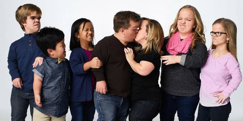 The Johnston family in an older cast photo
