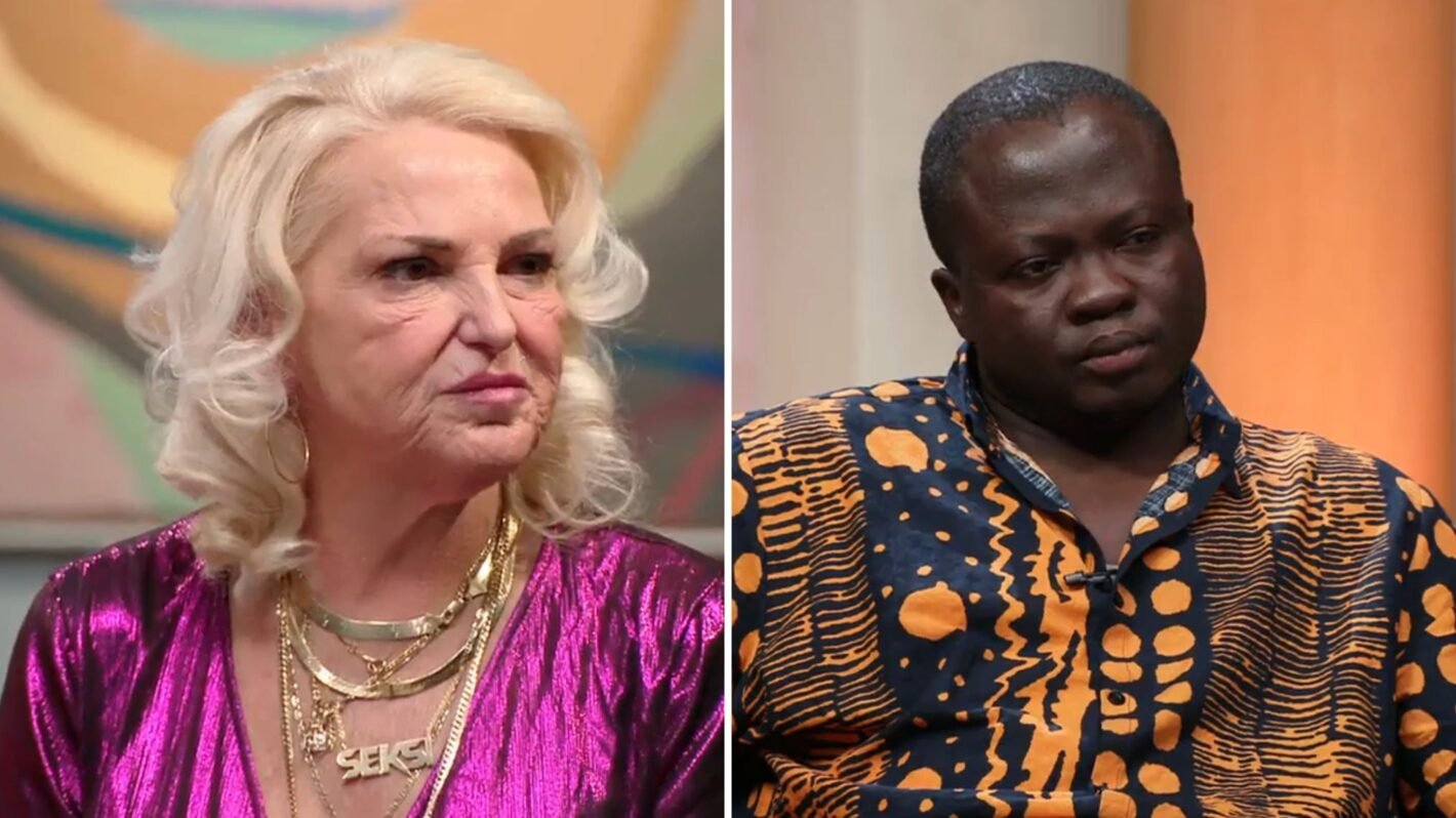 Angela Deem and Michael Ilesanmi at a Tell All