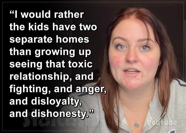 Laura Barron speaking about her divorce from Tylor Strawmyer
