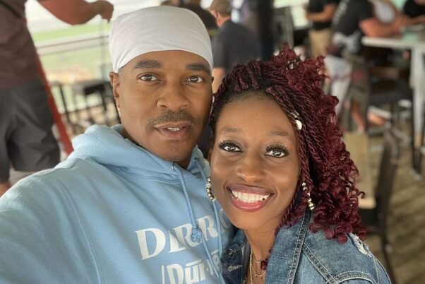 Deon and Karen Derrico taking a selfie together