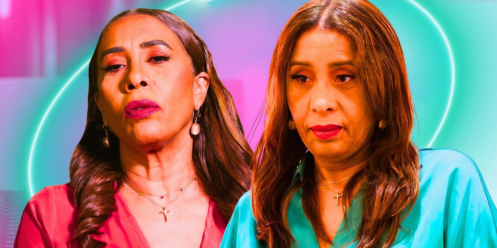 Lidia Morel, Pedro Jimeno's mother, in two expressions