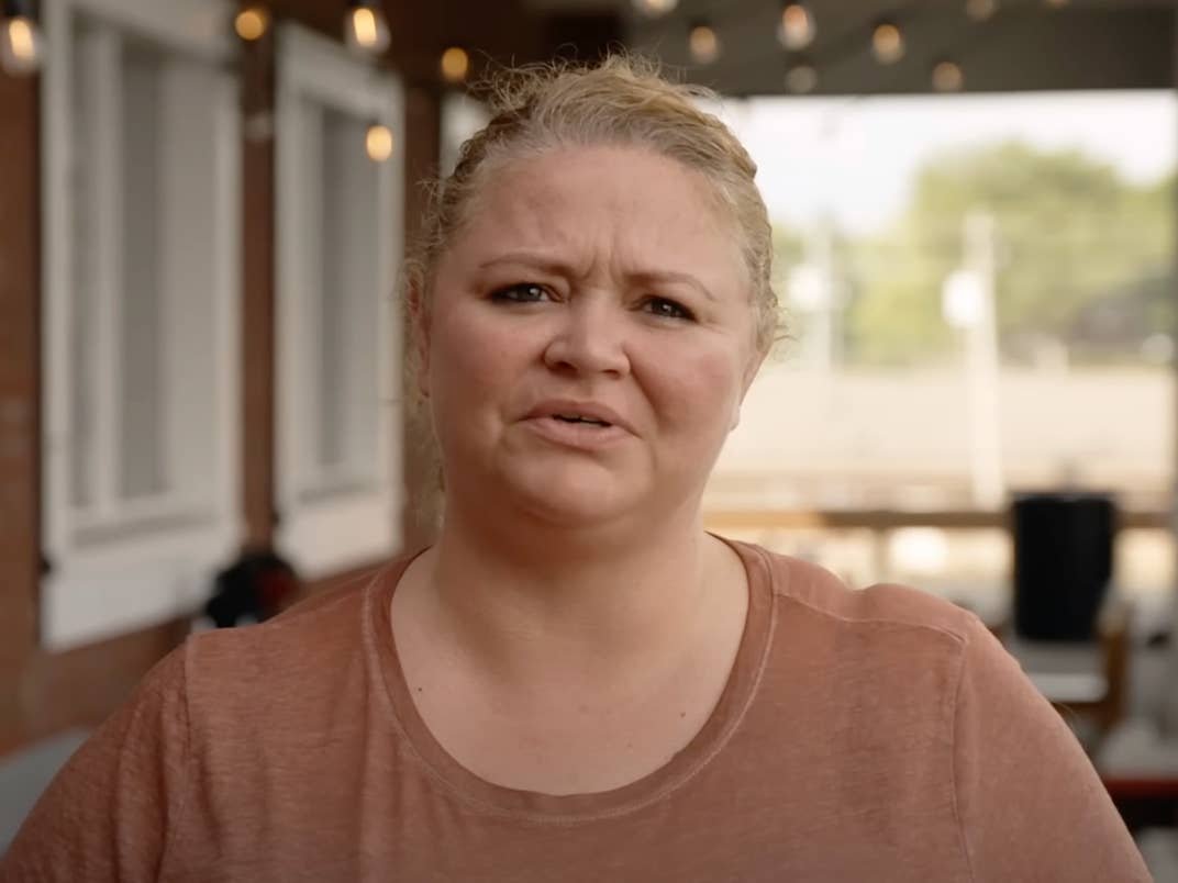 Amanda Halterman in a serious close-up outdoors in 1000-LB Sisters