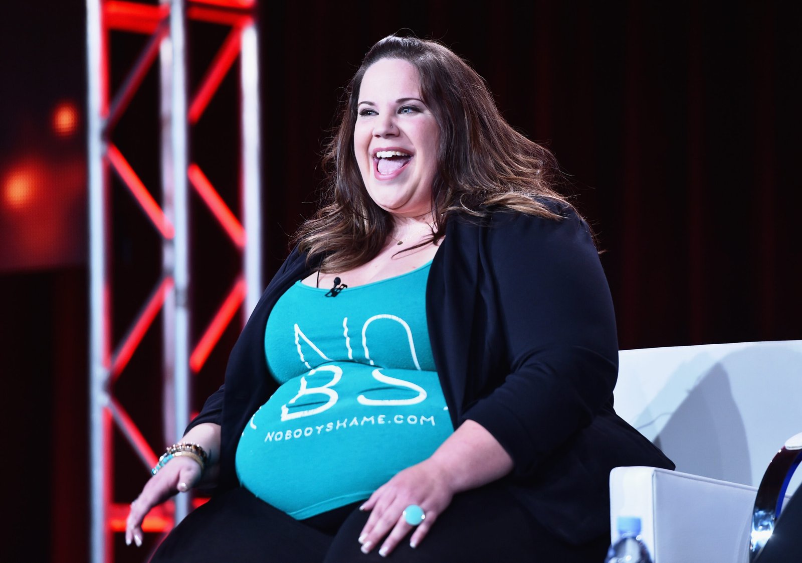 Whitney Way Thore laughing