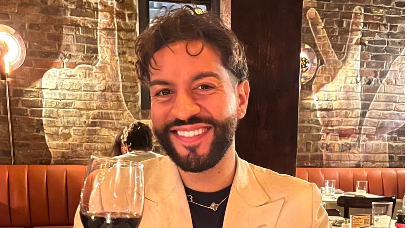 Vittorio Palchetti smiling in a restaurant