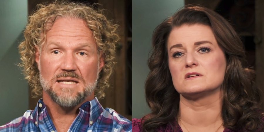 Kody Brown and Robyn Brown in side-by-side confessionals