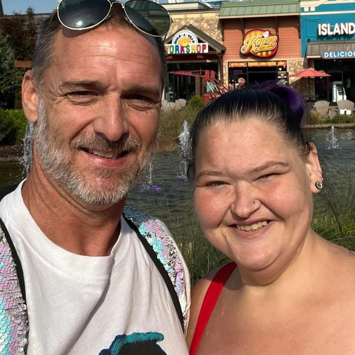 Amy Slaton smiling in a selfie with Brian Lovvorn