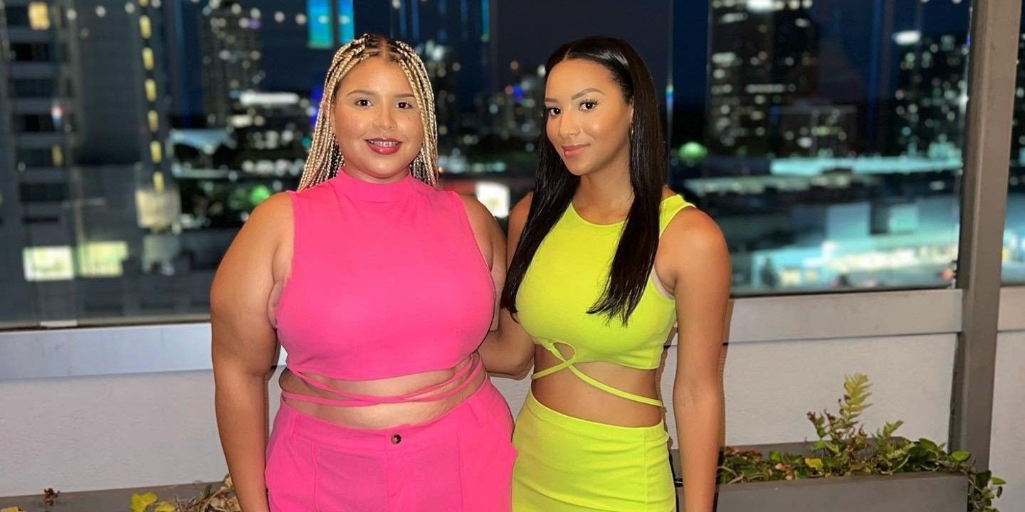 Winter Everett and Chantel Everett posing together in a 2022 throwback photo